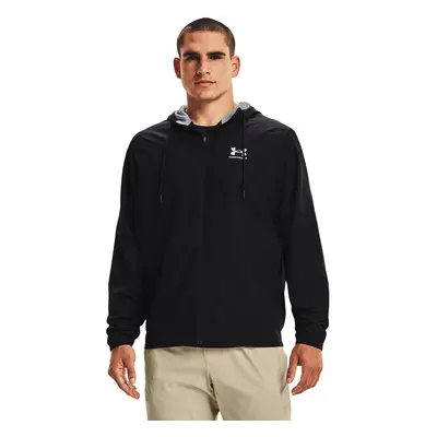 Under Armour Mens Sportstyle Windbreaker Black 003Mod Gray XLarge