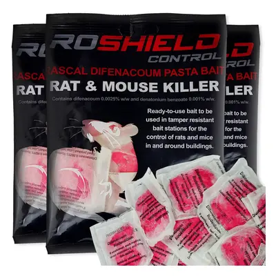 Roshield 1kg Mouse & Rat Poison Killer Pasta Sachets