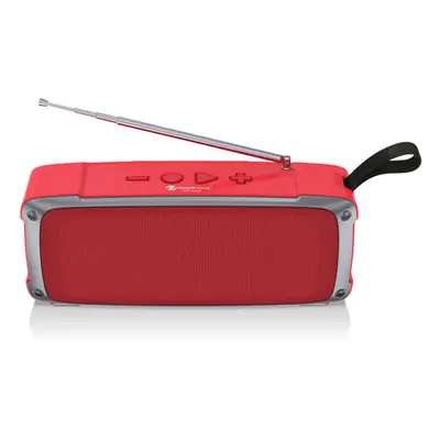 (Red) Computer Audio Wireless Bluetooth Speaker Portable Mini Vard Subwoofer Rechargeable TWS Co