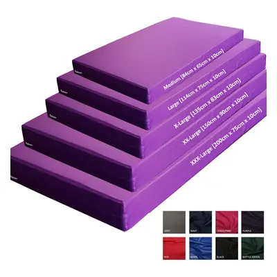 (X-Large, Purple) Gymnastics Crash Mats, Crash Landing Pad, Shock Absorbing