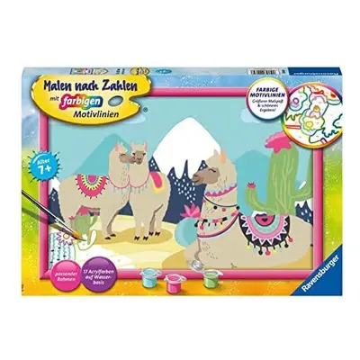 Ravensburger Painting by Numbers 20065-Happy Lamas-Children from Years