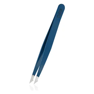 Tweezers Evolution 2in1 - Pointed Slant Tweezers - Sharp Point tip Tweezers for fine Hair - Eyeb