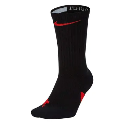 Nike Elite Basketball Crew Socks Black/University Red Size Medium