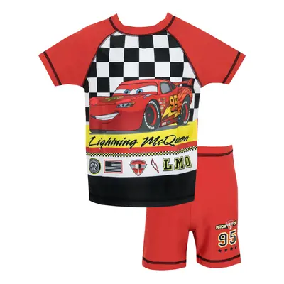 Disney Cars Boys' Lightning McQueen Two Piece Swim Set Multicoloured