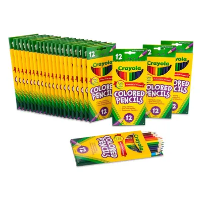 Crayola Bulk Colored Pencils for Kids (24pk) Bulk School Supplies For