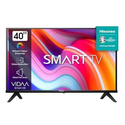 Hisense 40A4K TV 101,6 cm (40") Full HD Smart TV Wifi Noir, Operating System VIDAA