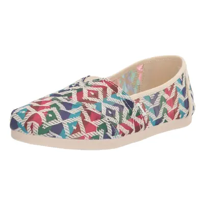 TOMS Womens Alpargata Loafer Flat Multi chevron