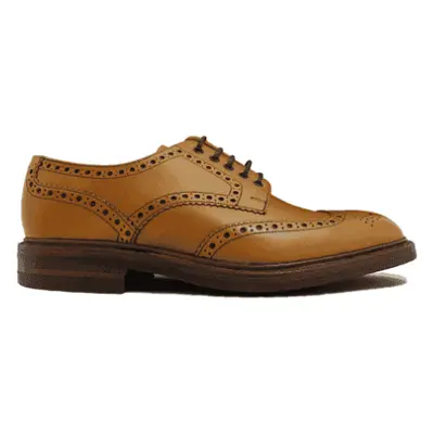 (12 (Adults')) Chester | Tan Leather | Mens Derby Shoes