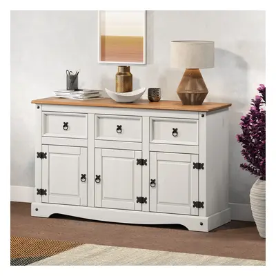 Corona White Door Sideboard