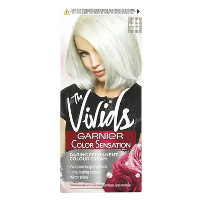 Garnier Color Sensation Vivids Blonde Hair Dye Permanent S9 Silver Diamond