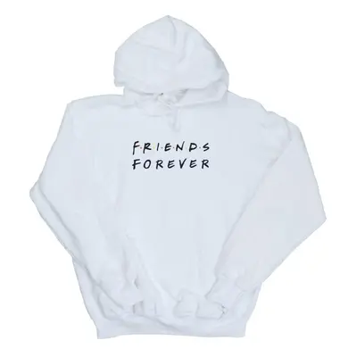 (M, White) Friends Womens/Ladies Forever Logo Hoodie