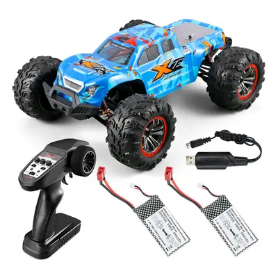 (Two Batteries) 2.4G 1/10 Brushed Off-road Vehicle Racing RC Car Models High Speed 45km/h