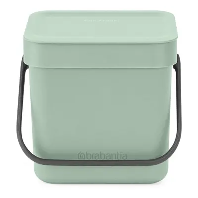 Brabantia Sort & go Food Trash can (08 galJade green) Small countertop