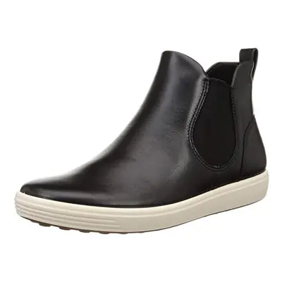 EccO Womens Soft Plain Toe chelsea Boot Black 5