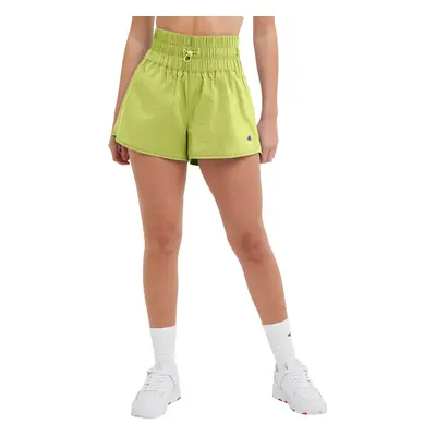 Champion Women's Woven Moisture-Wicking Shorts 2.5' Frozen Lime C-P