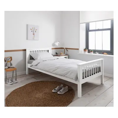 Hampshire Single Bed Frame in Classic White