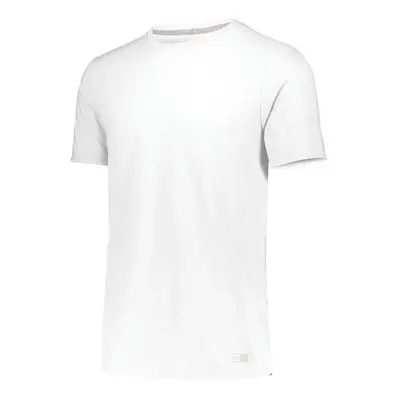 Russell 64STTM.WHI.4XL Adult Essential T-Shirt, White - 4XL