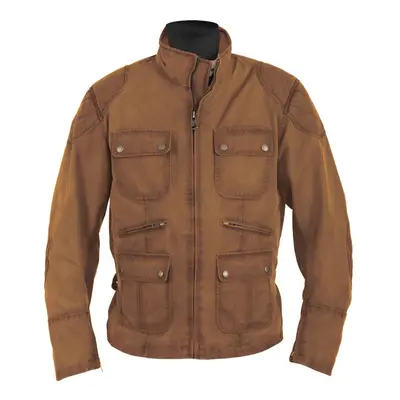 (M) Helstons Hunt Waxed Cotton Jacket Oak