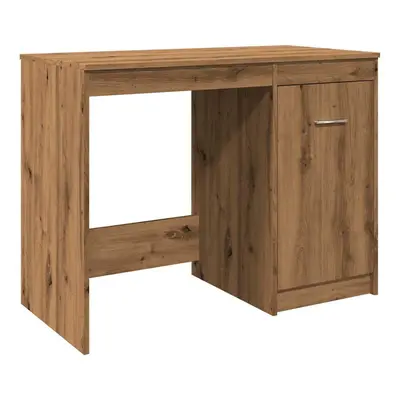 (artisan oak) vidaXL Desk Home Office Study Desk Writing Desk Computer Table Engineered Wood