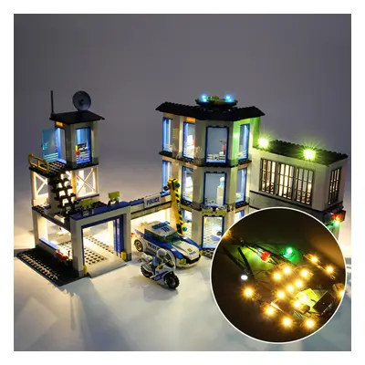 LED Light Lighting Kit ONLY For LEGO City Series Police Station Bricks Toy