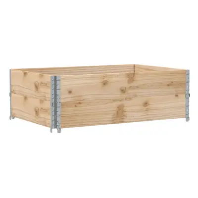 (natural, x cm/ pcs) vidaXL Pallet Collars Garden Raised Bed Vegetable Planter Box Solid Wood Pi