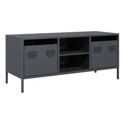 (anthracite) vidaXL TV Cabinet TV Stand Media Hifi Cabinet TV Unit Cold-rolled Steel