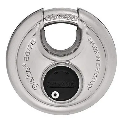 ABUS 20/70 Diskus Stainless Steel Padlock with 3/8" Shackle, Keyed Different, Made in Germany