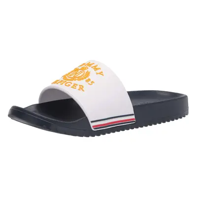 Tommy Hilfiger Men's TMRUSSO Slide Sandal White