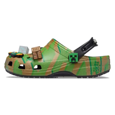 Crocs Unisex Classic Minecraft Clogs Multi Green Numeric_6 US Men