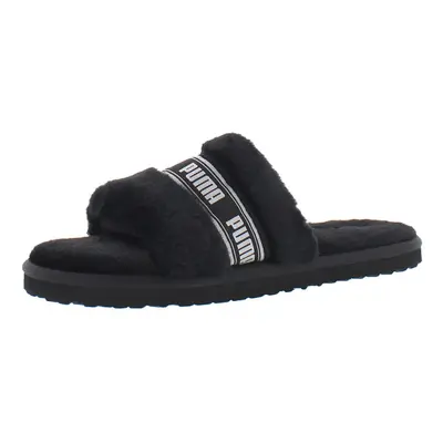 PUMA Women's PUMA FLUFF Slide Puma Black-Puma White