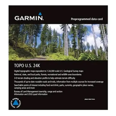 Garmin TOPO US 24K West microSD/SD card