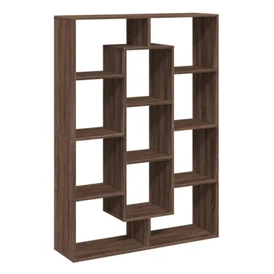 (brown oak, x x cm) vidaXL Book Cabinet Bookcase Storage Shelf Bookshelf Book Rack Engineered Wo