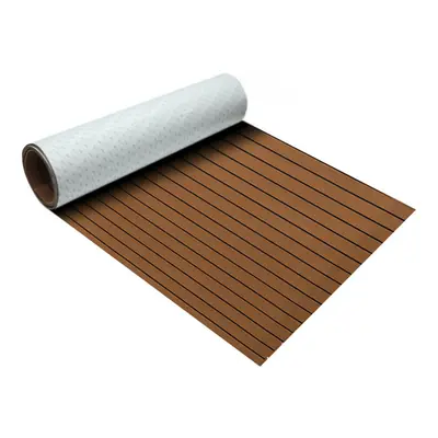 (Light Brown + Black Stripes) Styles 900x2000x5mm Marine Flooring Faux Teak EVA Foam Decking She