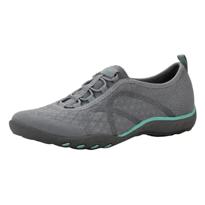 Skechers Women's Breathe Easy Fortune Fashion Sneaker Grey/Mint