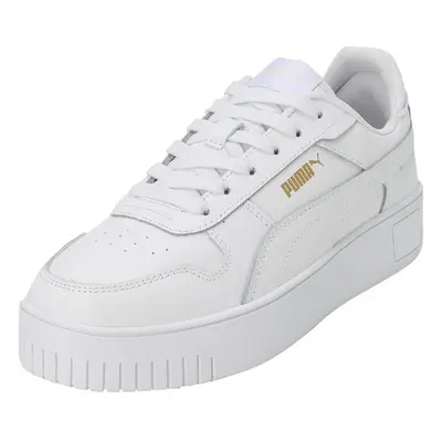 PUMA Women's Low-Top Sneaker White White Gold