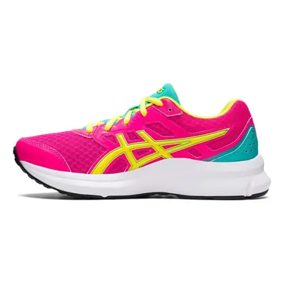 ASICS Kid's JOLT Grade School Running Shoes 5.5 Pink GLO/Sour Yuzu