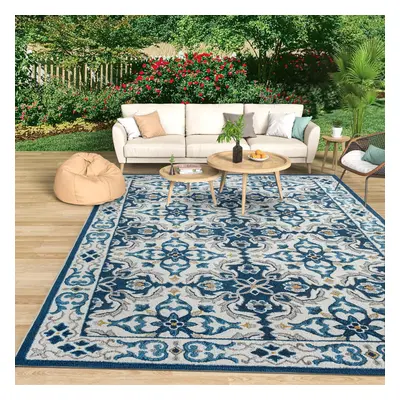 (160cm x 230cm (5ft 3" x 7ft 6")- Large Indoor Outdoor Rug, LUNA) Large Traditional Rugs Carpet 