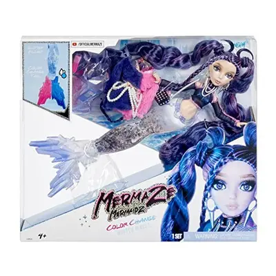 Mermaze Mermaidz Winter Waves - NERA - Includes Mermaid Fashion Doll, Colour Change Fin, Glitter