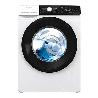 Hisense WFGA80141VM Front Load Washing Machine, kg, RPM, Inverter, Steam, New Energy Class B, Bl