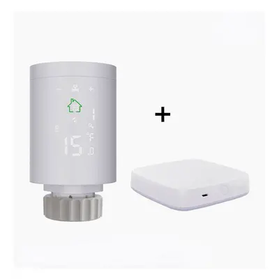 (Gateway+1pcs Controller) Smart Radiator Actuator Programmable Thermostatic Radiator Valve Tempe