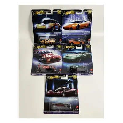 Hot Wheels Exotic Envy Real Riders Set Of Model Cars 1:64 FPY86