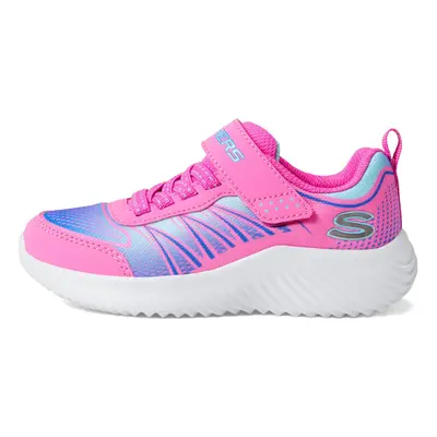 Skechers Kids Girls Bounder-Groovy Moves Sneaker Hot Pink/Multi Li