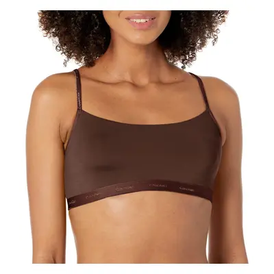 Calvin Klein Women's Form to Body Unlined Bralette Woodland Medium