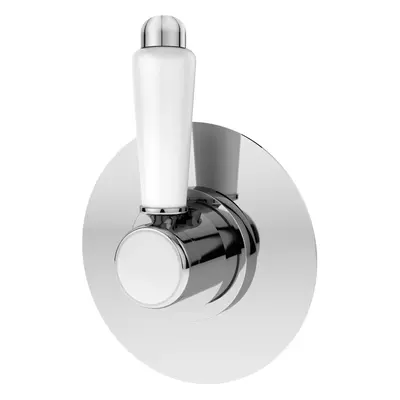 Traditional Concealed Lever Handle 2/3/4 Way Shower Diverter - Chrome