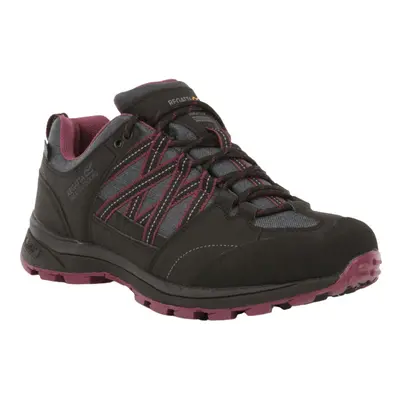 (4 UK, Black/Purple) Regatta Womens/Ladies Samaris Low II Hiking Boots