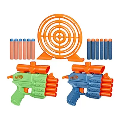 Elite 2.0 Face Off Target Set, Includes Dart Blasters & Target & Elite Darts, Toy Foam Blasters 