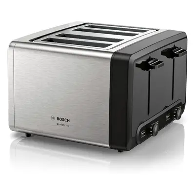 (Stainless Steel) DesignLine Plus TAT4P440GB 4-Slot Stainless Steel Toaster with Variable Contro