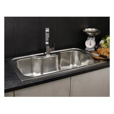 Reginox Jumbo Inset Kitchen Sink Stainless Steel Large Bowl Waste Tap Hole