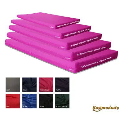 (Large, Pink) Landing Crash Gym Mats, Metre Critical Fall Height Pads