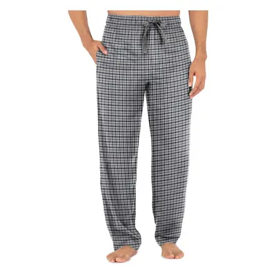 Fruit of the Loom Mens Woven Sleep Pajama Pant Ebony Plaid XX-Large